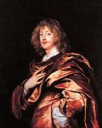 Anthony Van Dyck Portrait of Sir George Digby, 2nd Earl of Bristol, English Royalist politician oil painting on canvas